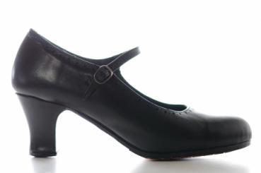 Flamenco Schuhe 375 schwarz Glattleder benagelt