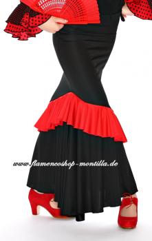 Flamencorock Modell EF130 schwarz/rot